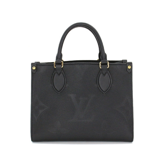 Louis Vuitton Monogram Emplant Onthego PM Shoulder Bag Noir Black - Picture 2 of 8